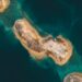 Vue aérienne des îles Gili aux eaux turquoise en Indonésie - itinéraire Bali Lombok Gili